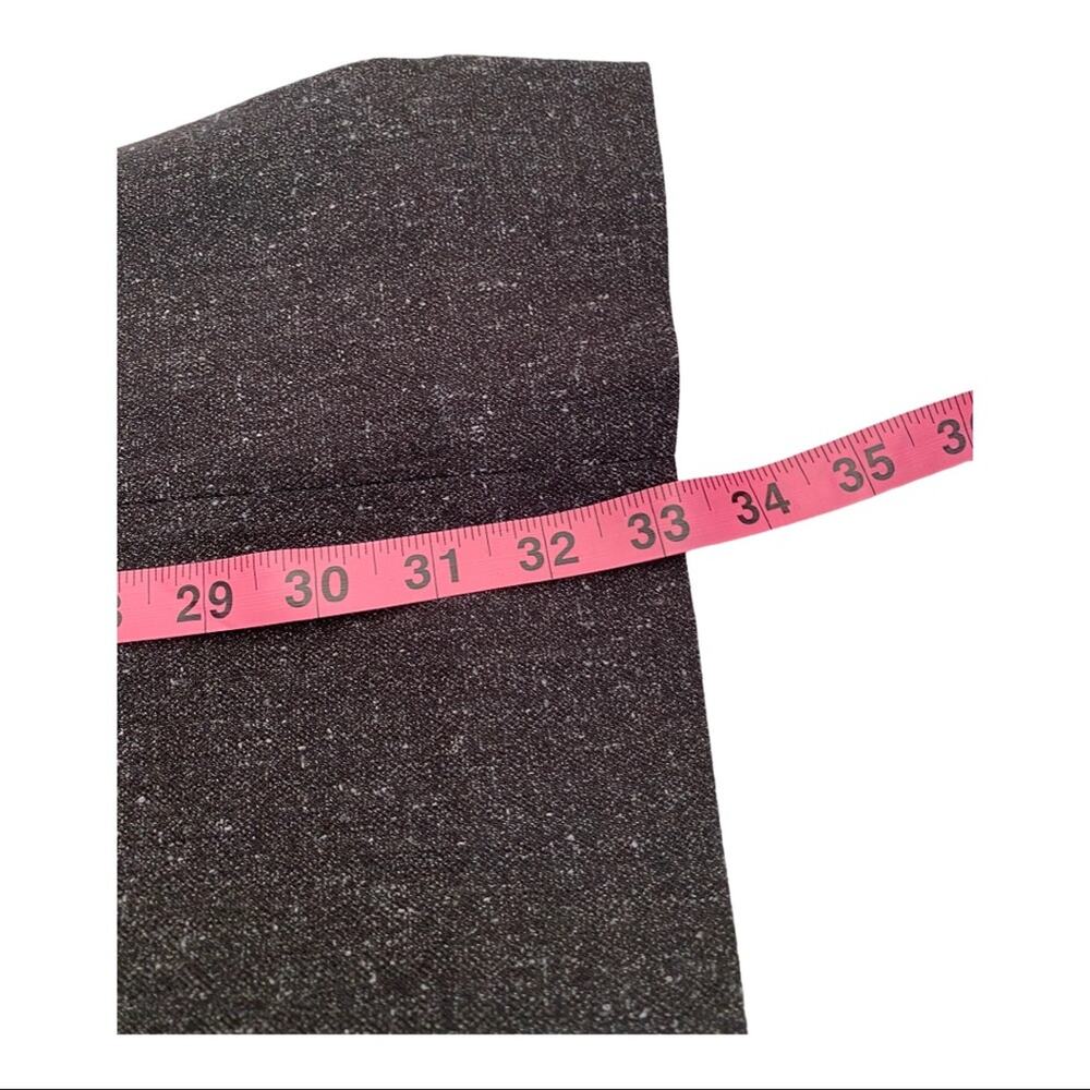 WHBM Donegal Tweed Wide Leg Pants 0 NWT Brown Charcoal Flecked - Picture 9 of 10